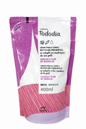 Refil Hidratante Corporal Ameixa e Flor de Balnilha (400ml)