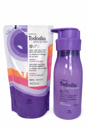 Kit Hidratante e refil amora e flor de pêssego