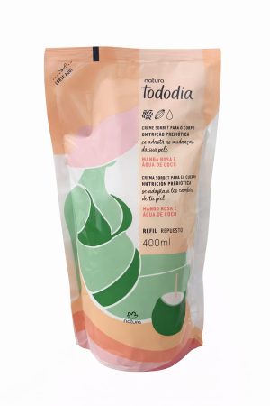 Refil Hidratante Corporal Manga Rosa Água de Coco